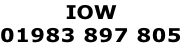 IOW 01983 897 805